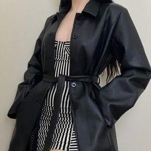 Vintage 90s matrix trench coat by Rave 4 real
